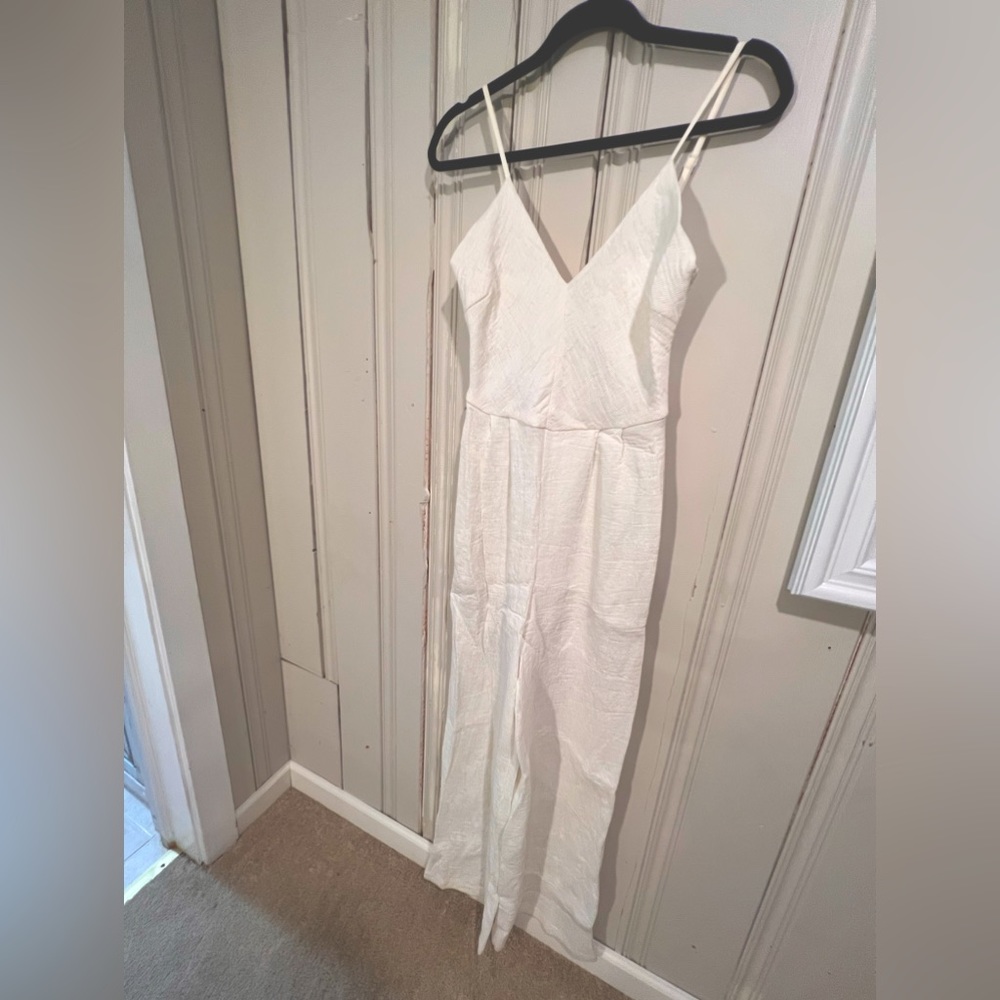 Endless rose white jumpsuit